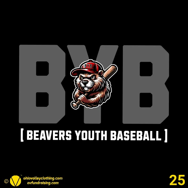 Beaver Youth Baseball 2025 Design 25