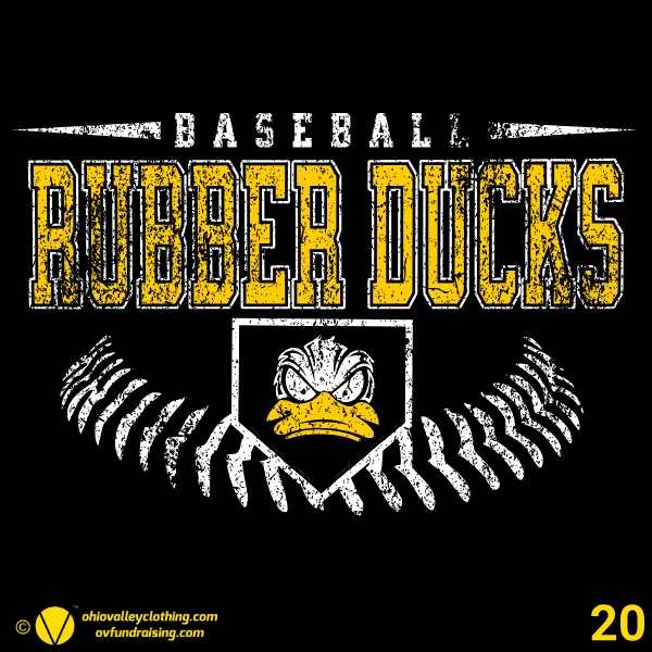 Rubber Ducks Baseball 2024 Design 20