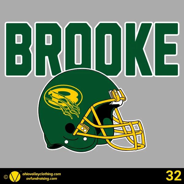 Brooke Middle School Football 2026 Design 32