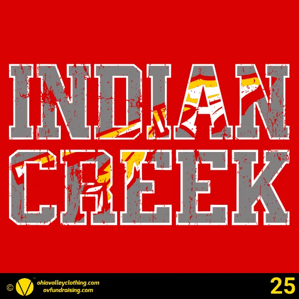 Indian Creek Football Boosters 2025 Design 25