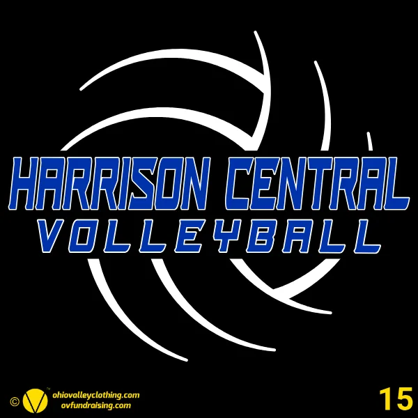 Harrison Central Volleyball Parents Club 2026 Design 15