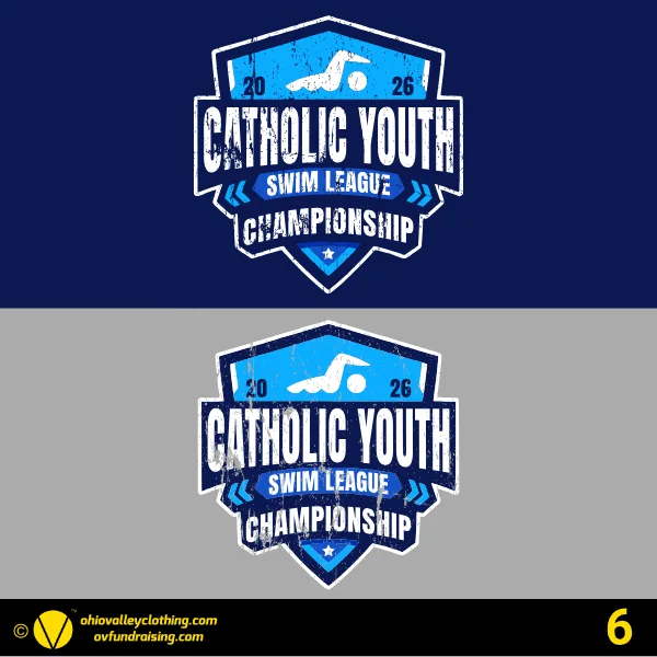 Catholic Youth Swim League 2026 Design 06