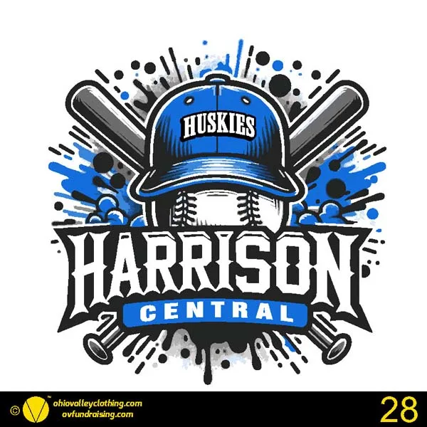 Harrison Central Youth Baseball Design 28