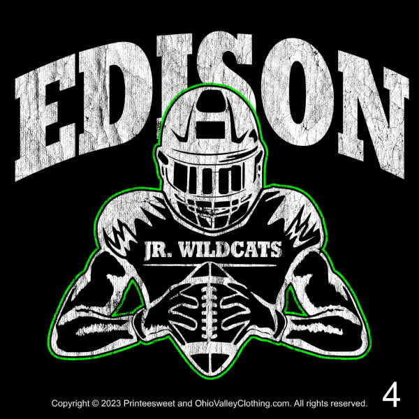 Edison Jr. Wildcats Football 2023 Sample Designs Edison Youth Football 2023 Sample Design Page 4