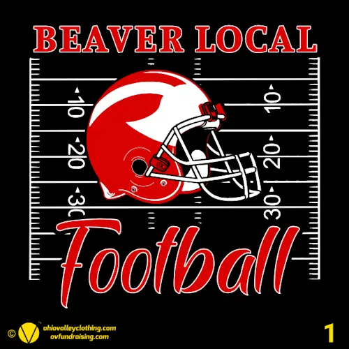 Beaver Local Touchdown Club 2026 Fundraising Sample Designs