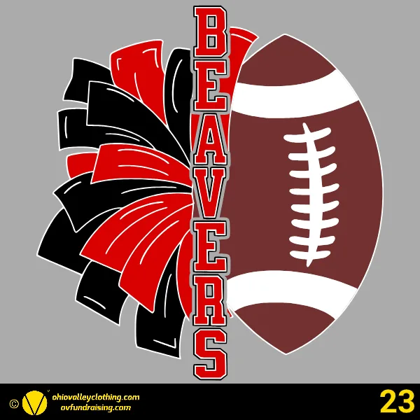 Beaver Local Touchdown Club 2025 Design 23