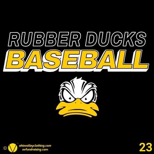 Rubber Ducks Baseball 2024 Design 23