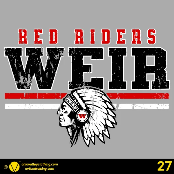 Weir Middle School Baseball 2026 Design 27