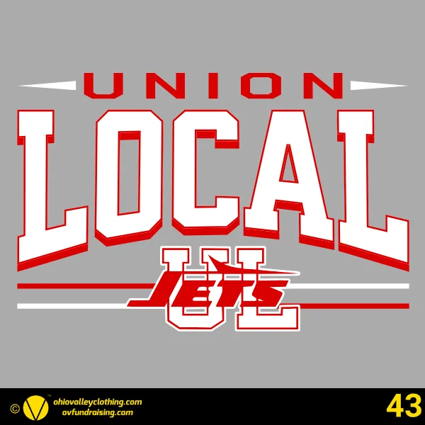 Union Local Little Jets Football 2026 Design 43