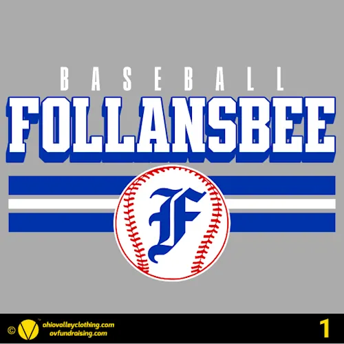 Follansbee Baseball & Softball 2026 Fundraising Sample Designs