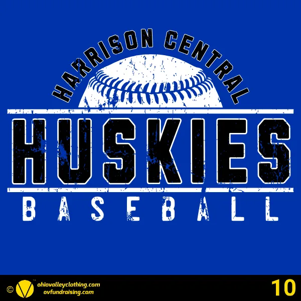 Harrison Central Youth Baseball Association 2025 Design 10