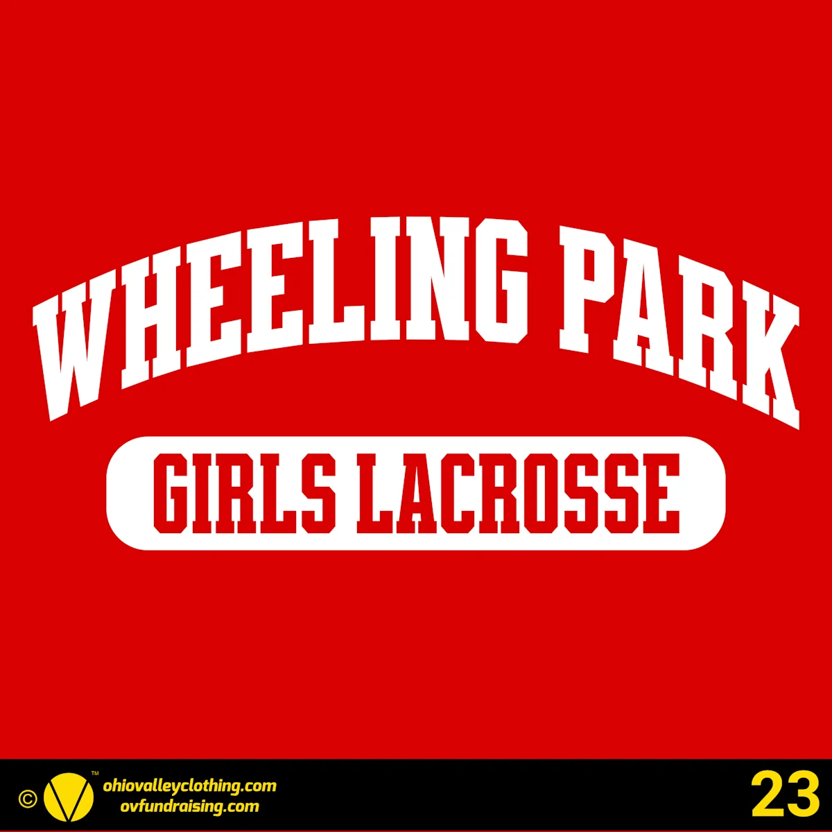 Wheeling Park Girls Lacrosse Spring 2026 - Design 23