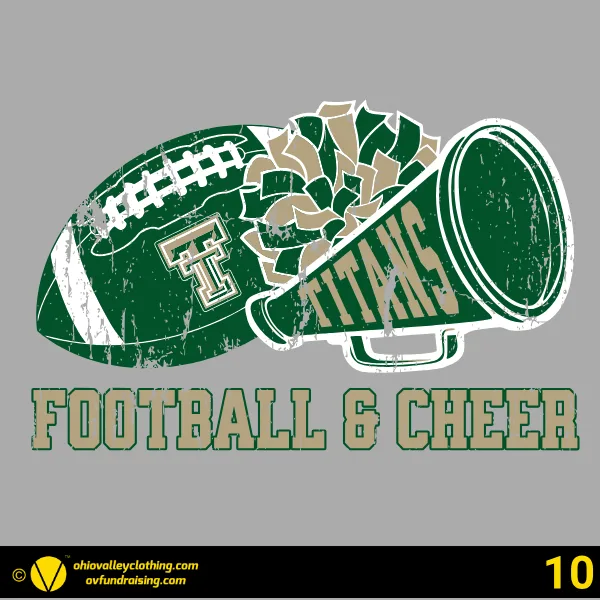 Toronto Titans Youth Football & Cheer 2026 Design 10