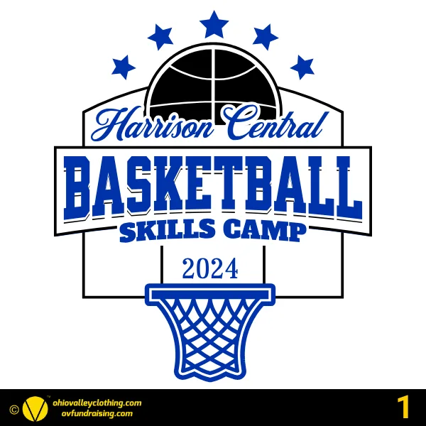 Harrison Central Basketball Skills Camp 2024- Design 01