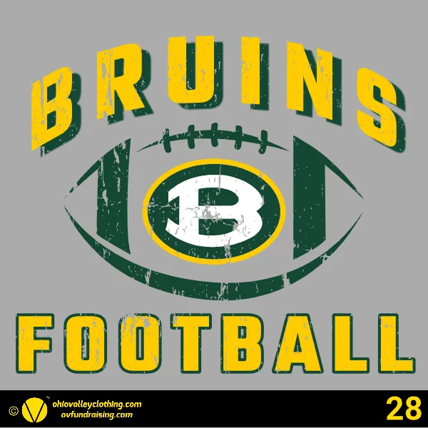 Brooke Middle School Football 2025 Design 28
