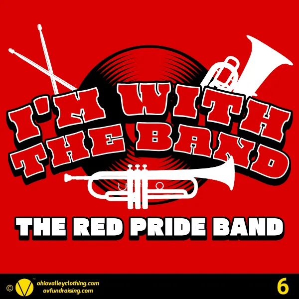 Beaver Local Red Pride Band Boosters 2024 Design 06