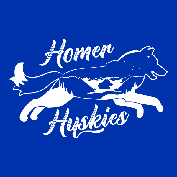 Homer Middle School Winter Sports 2025-26 logo
