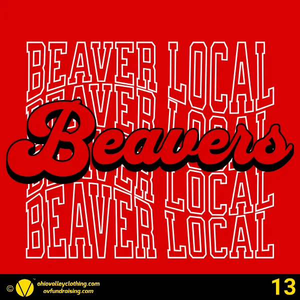 Beaver Local Cross Country Fundraiser 2024- Design 13