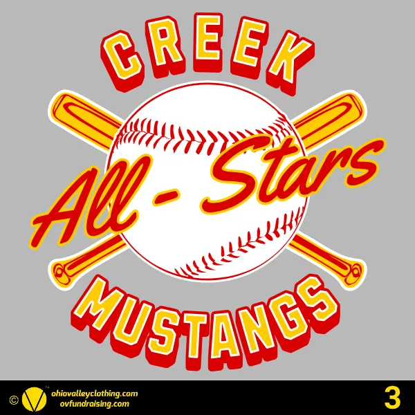 Creek Mustangs/Broncos All-Stars 2024- Design 03