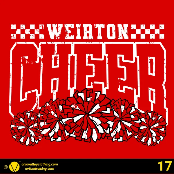 Weirton Steelers Cheering Organization 2026 - Design 17