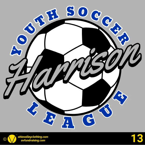 Harrison Youth Soccer League 2024 Design 13