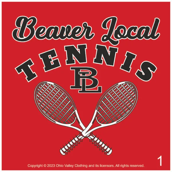 Beaver Local Girls Tennis 2023 Sample Design Page 01