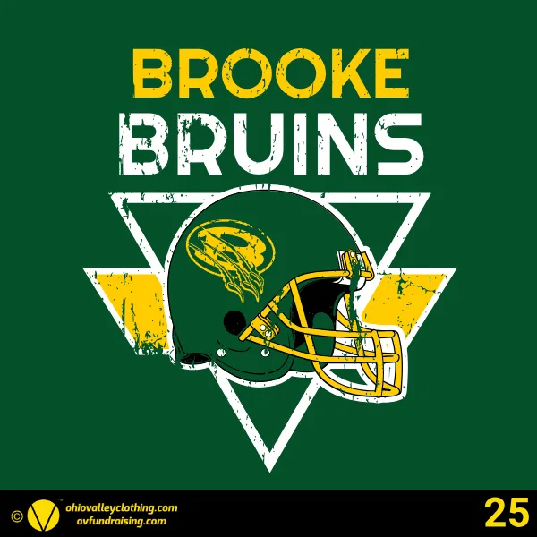 Brooke Middle School Football 2026 Design 25