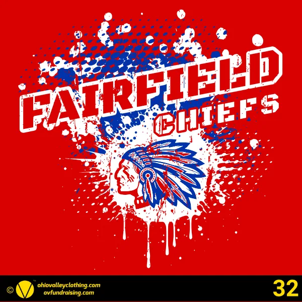 Fairfield Chiefs Baseball 2026 Design 32