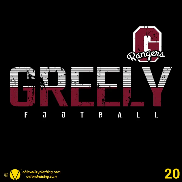 Greely Rangers Football 2026 Design 20