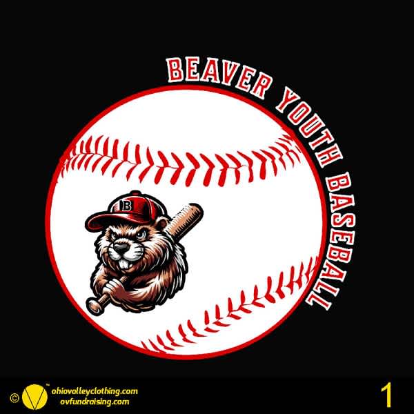 Beaver Youth Baseball 2024 Fundraising Sample Designs