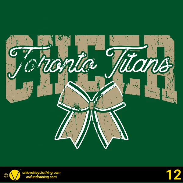 Toronto Titans Youth Football & Cheer 2026 Design 12