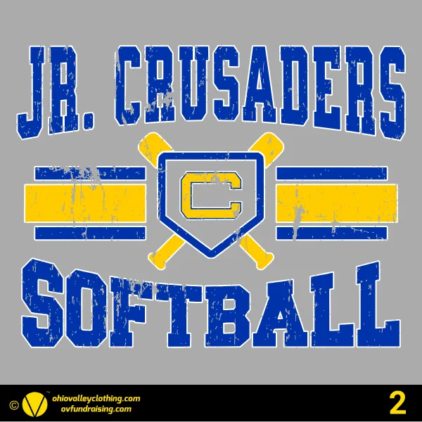 Jr Crusaders Softball 2026 Design 02
