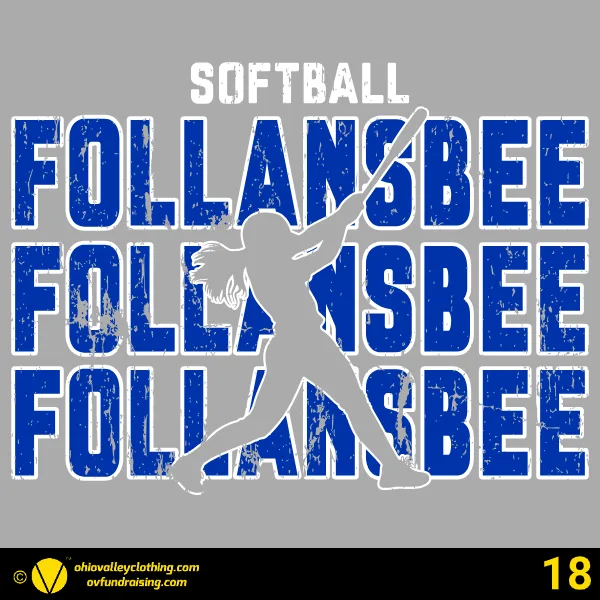 Follansbee Baseball & Softball Association 2025 Design 18