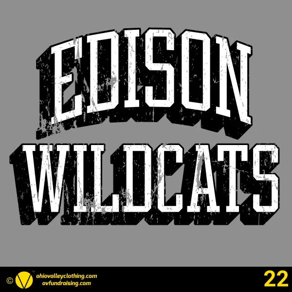 Edison Jr Wildcats Football 2026 Design 22