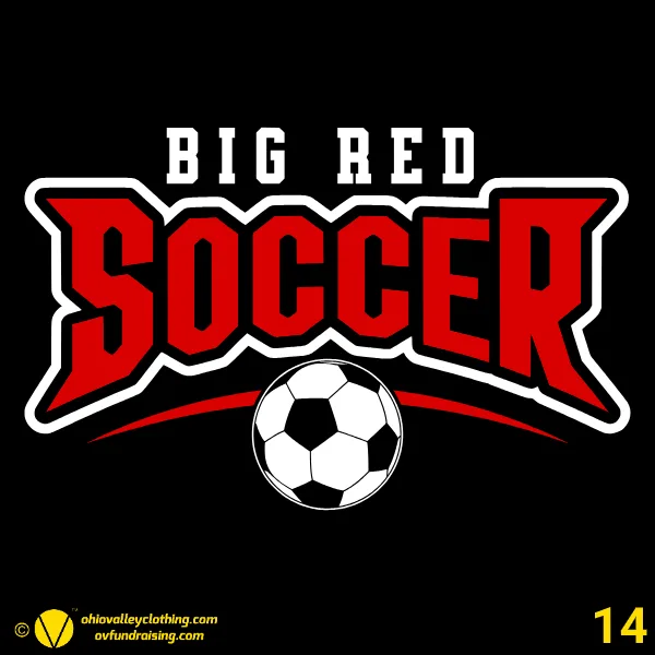 Steubenville Big Red Boys Soccer 2025 Design 14