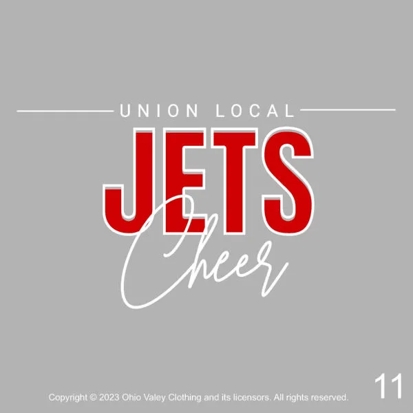 Union Local Cheerleaders 2023 Fundraising Sample Design Page 11