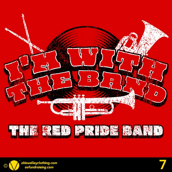 Beaver Local Red Pride Band Boosters 2024 Design 07