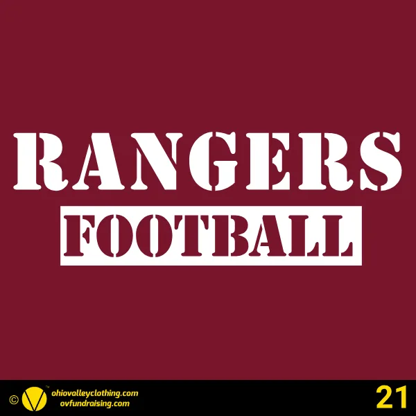 Greely Rangers Football 2026 Design 21