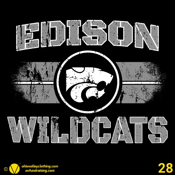 Edison Jr. Wildcats Football 2025 Design 28