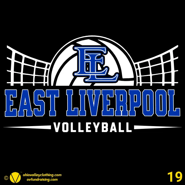 East Liverpool Volleyball 2025 Design 19