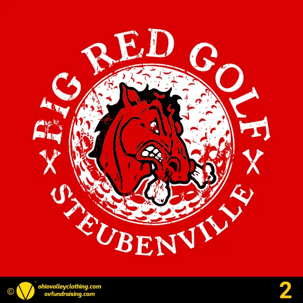 Steubenville Big Red Golf 2026 Design 02