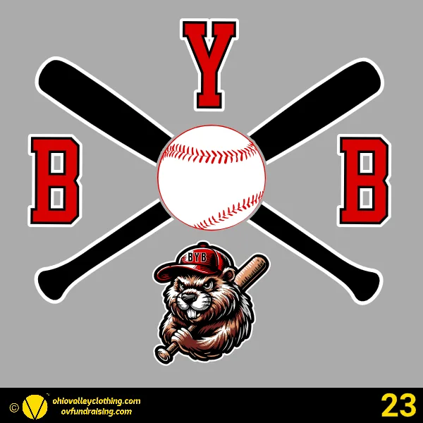 Beaver Youth Baseball 2025 Design 23