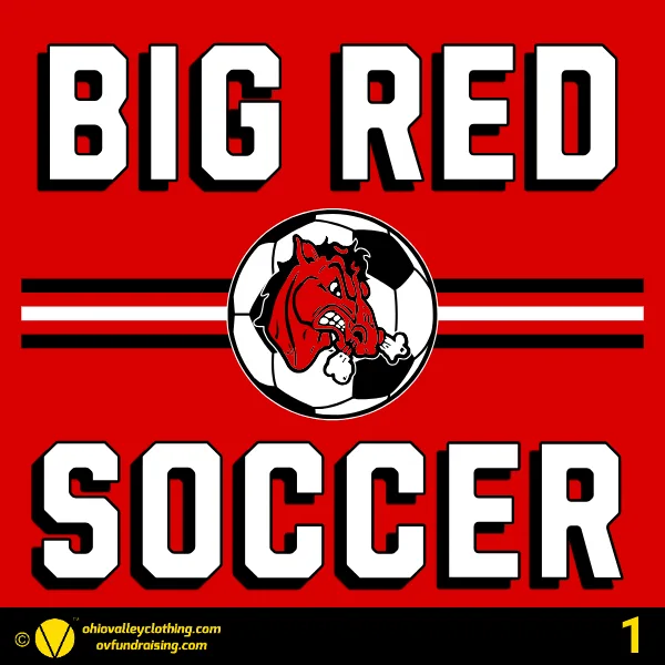 Steubenville Big Red Boys Soccer 2025 Design 01