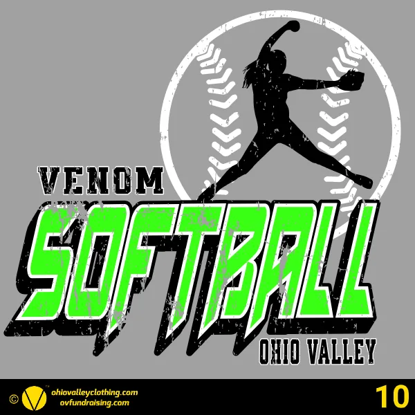Ohio Valley Venom Softball 2024-2025 Design 10