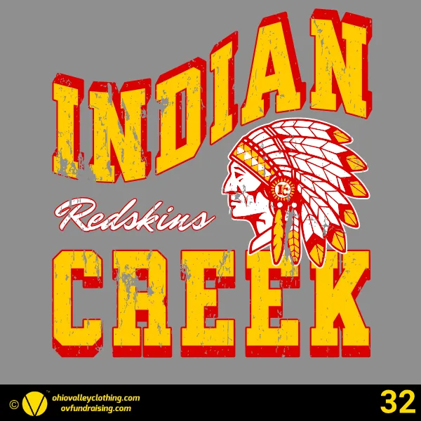Indian Creek Football Boosters 2026 Design 32