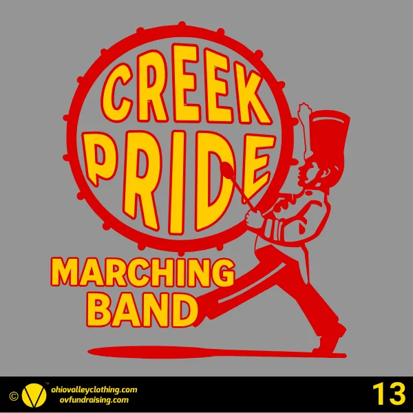 Indian Creek Marching Band 2024 Design 13