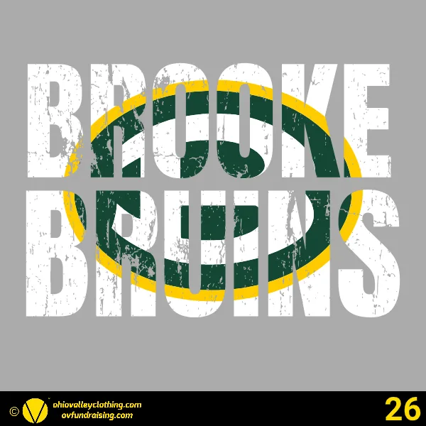 Brooke Middle School Football 2025 Design 26