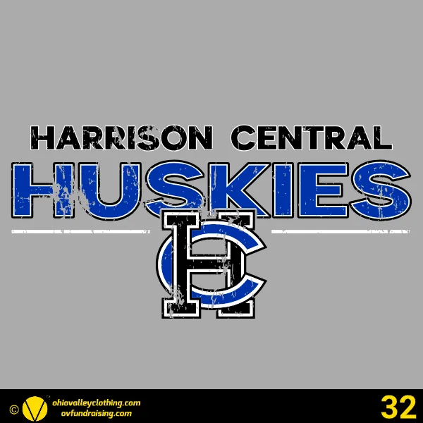 Harrison Central Youth Baseball Association 2025 Design 32