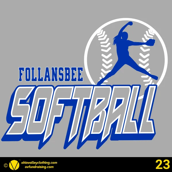 Follansbee Baseball & Softball Association 2025 Design 23