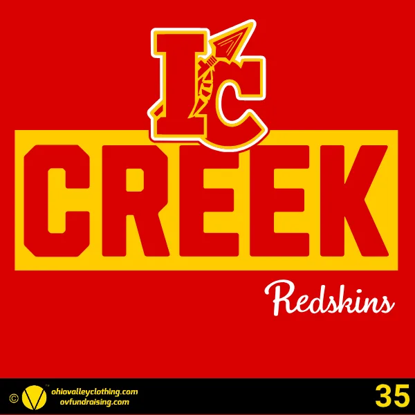 Indian Creek High School Cheerleaders 2025 Design 35